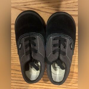Vans black and gray
